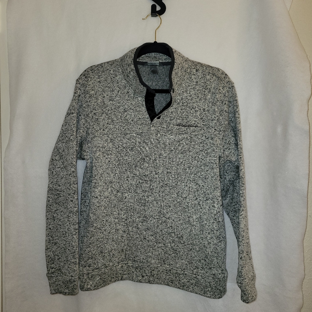Eddie Bauer Men's Pullover Gray Sweater - Meduim